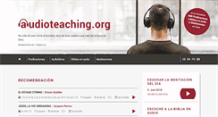 Desktop Screenshot of es.audioteaching.org
