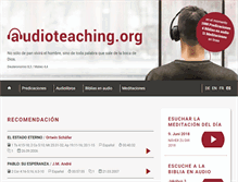 Tablet Screenshot of es.audioteaching.org