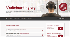 Desktop Screenshot of en.audioteaching.org