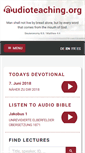 Mobile Screenshot of en.audioteaching.org