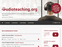 Tablet Screenshot of en.audioteaching.org